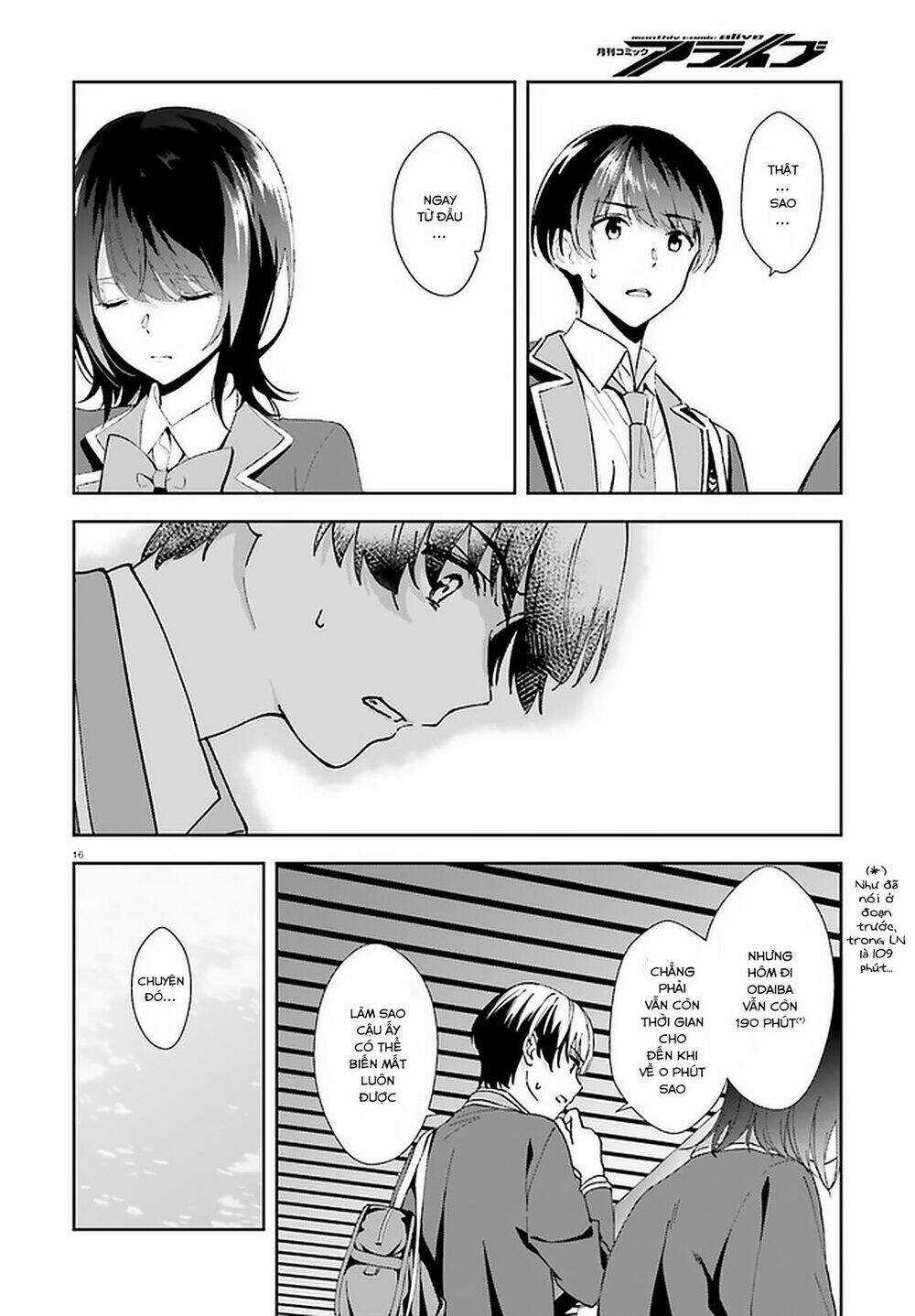 Sankaku No Kyori Wa Kagirinai Zero Chapter 14 trang 16