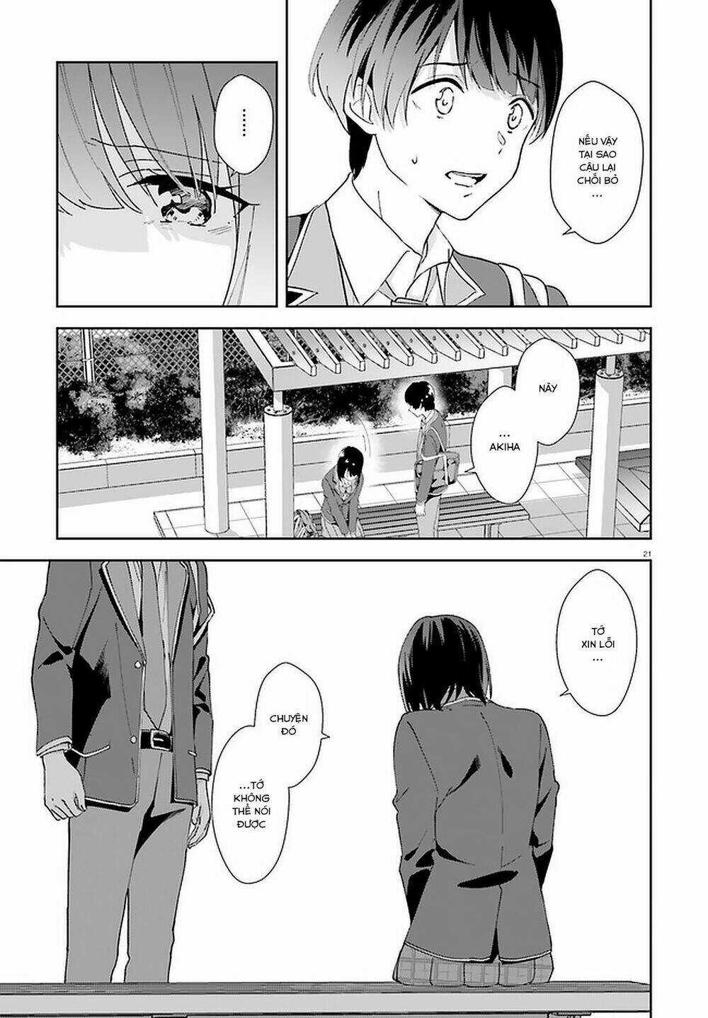 Sankaku No Kyori Wa Kagirinai Zero Chapter 14 trang 21