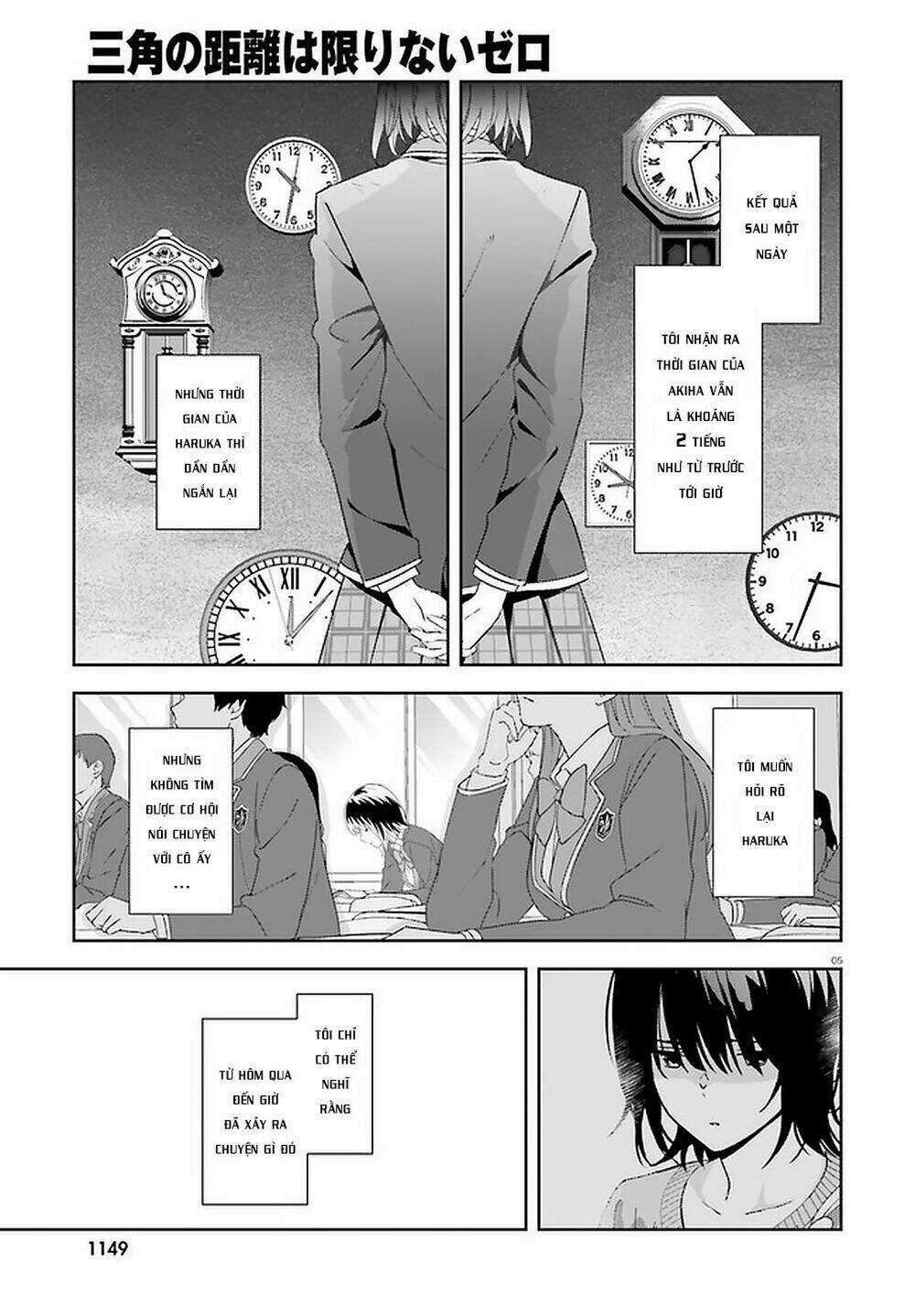Sankaku No Kyori Wa Kagirinai Zero Chapter 14 trang 5