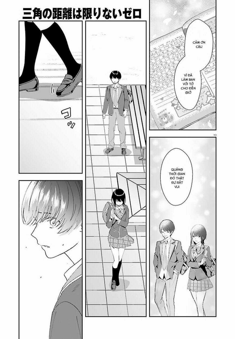 Sankaku No Kyori Wa Kagirinai Zero Chapter 15 trang 13