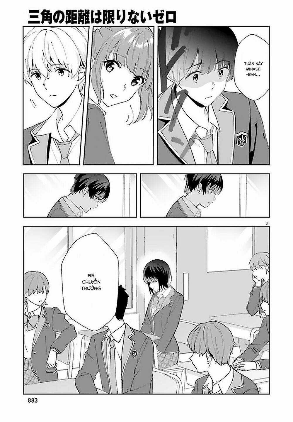 Sankaku No Kyori Wa Kagirinai Zero Chapter 15 trang 21