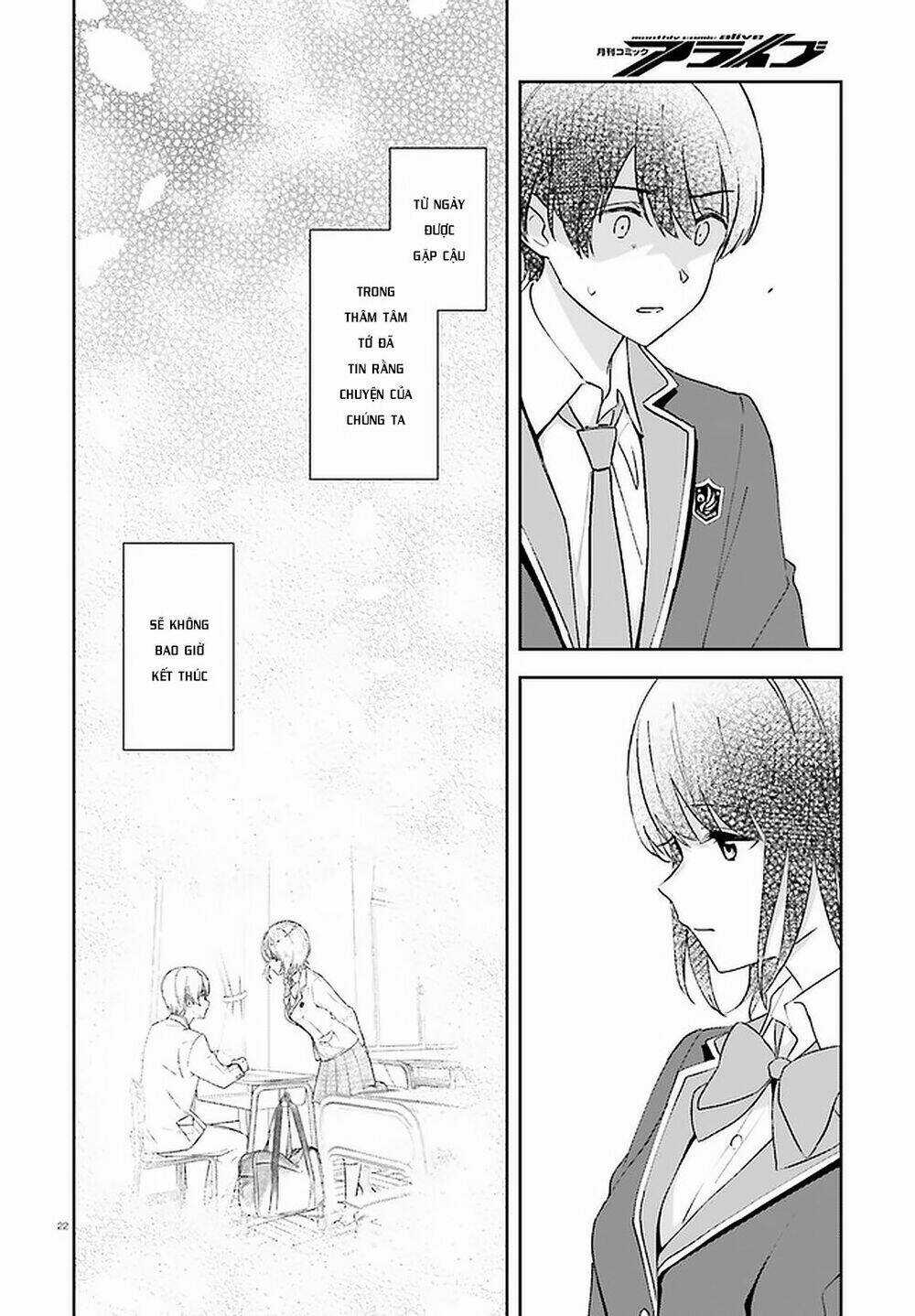 Sankaku No Kyori Wa Kagirinai Zero Chapter 15 trang 22