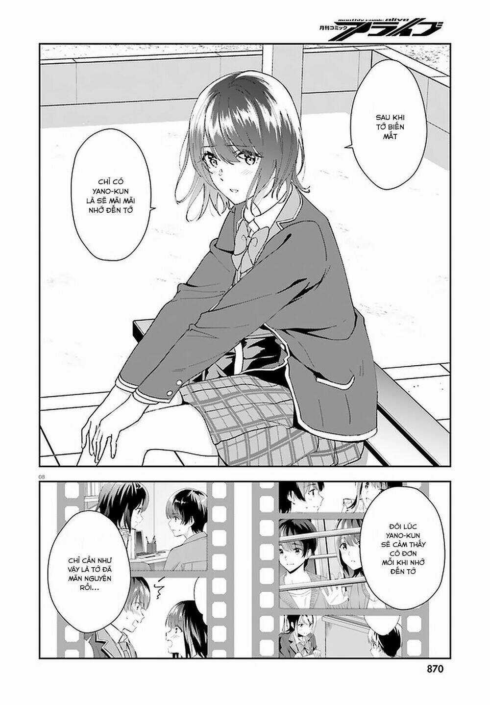 Sankaku No Kyori Wa Kagirinai Zero Chapter 15 trang 8