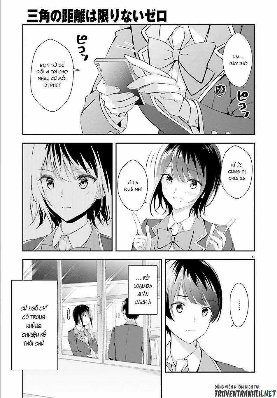 Sankaku No Kyori Wa Kagirinai Zero Chapter 2 trang 14