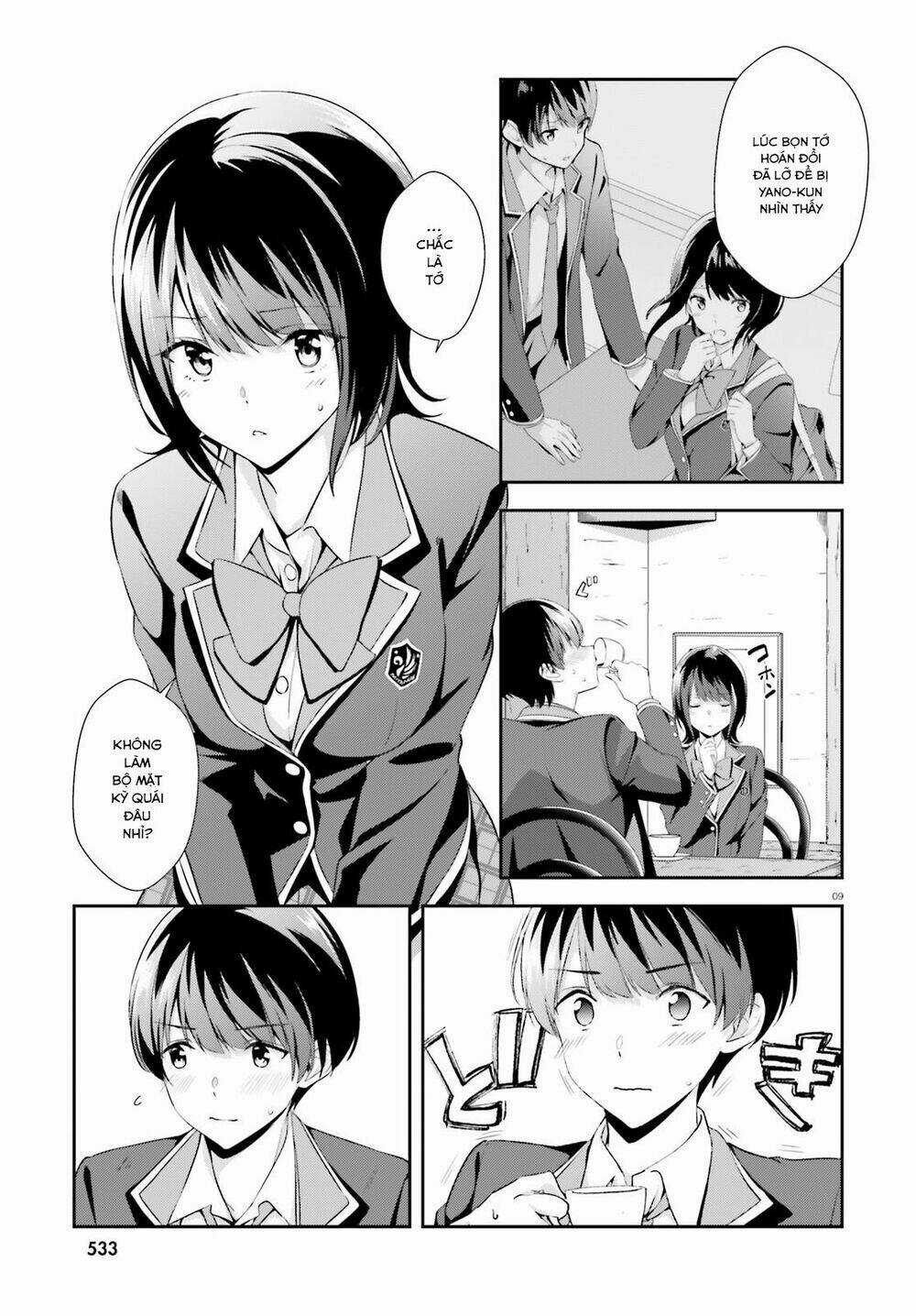 Sankaku No Kyori Wa Kagirinai Zero Chapter 4 trang 9