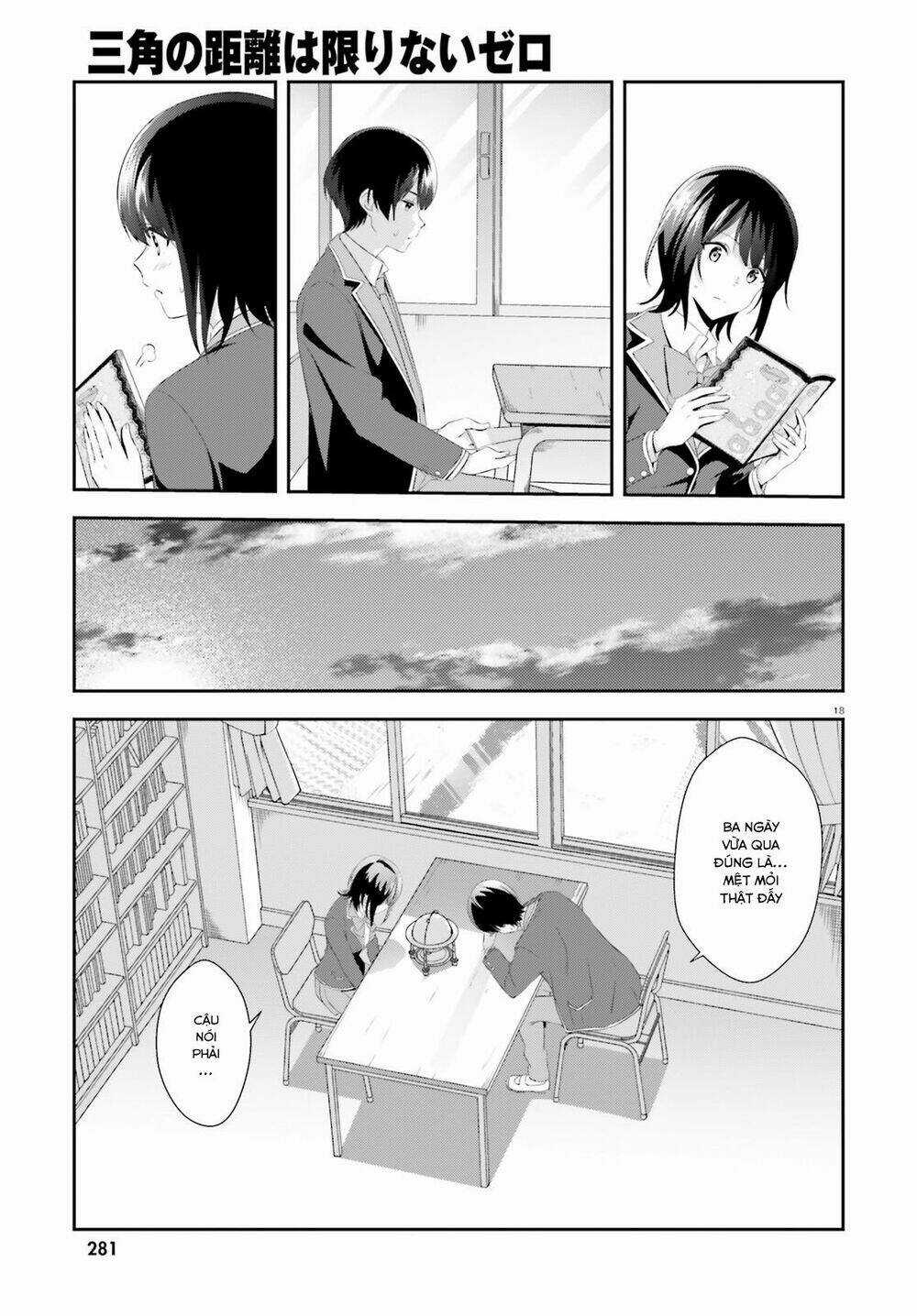 Sankaku No Kyori Wa Kagirinai Zero Chapter 5 trang 18