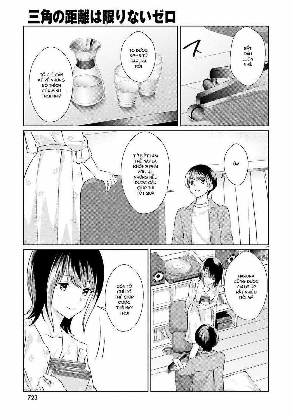 Sankaku No Kyori Wa Kagirinai Zero Chapter 6 trang 15