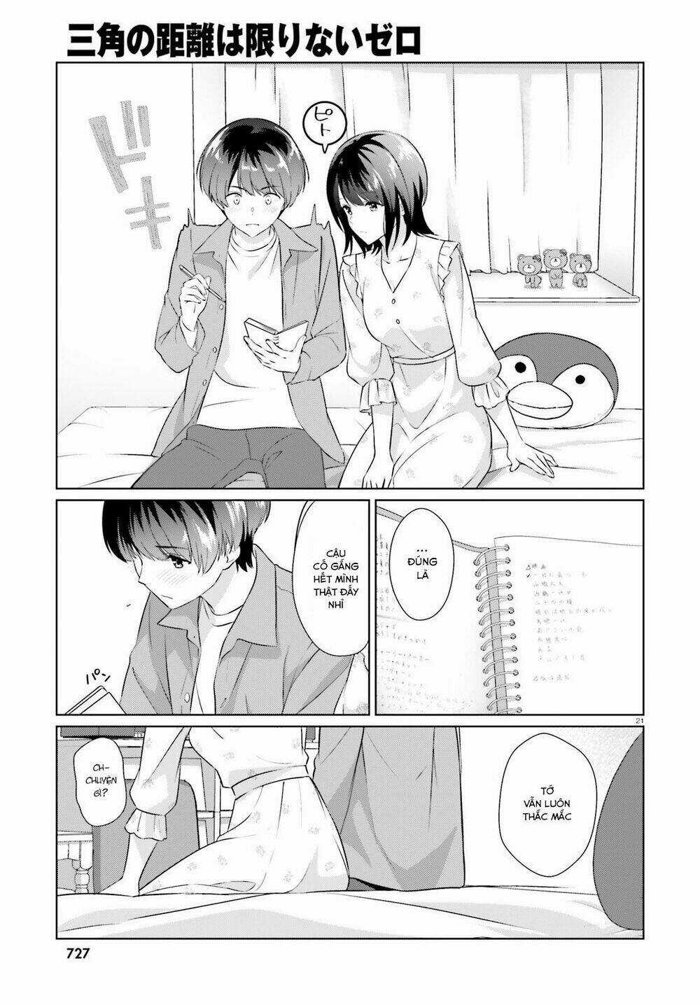 Sankaku No Kyori Wa Kagirinai Zero Chapter 6 trang 19