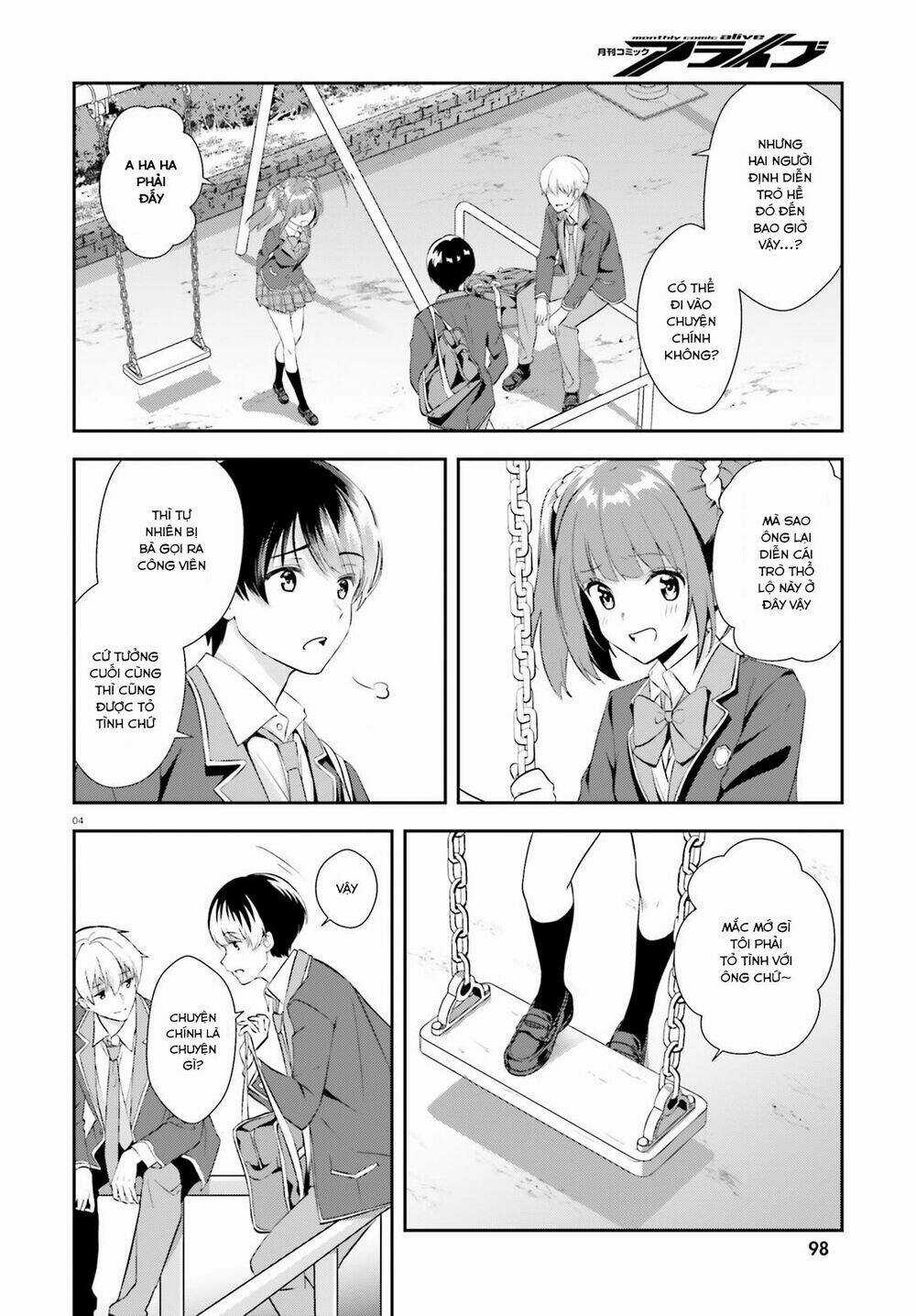 Sankaku No Kyori Wa Kagirinai Zero Chapter 8 trang 4