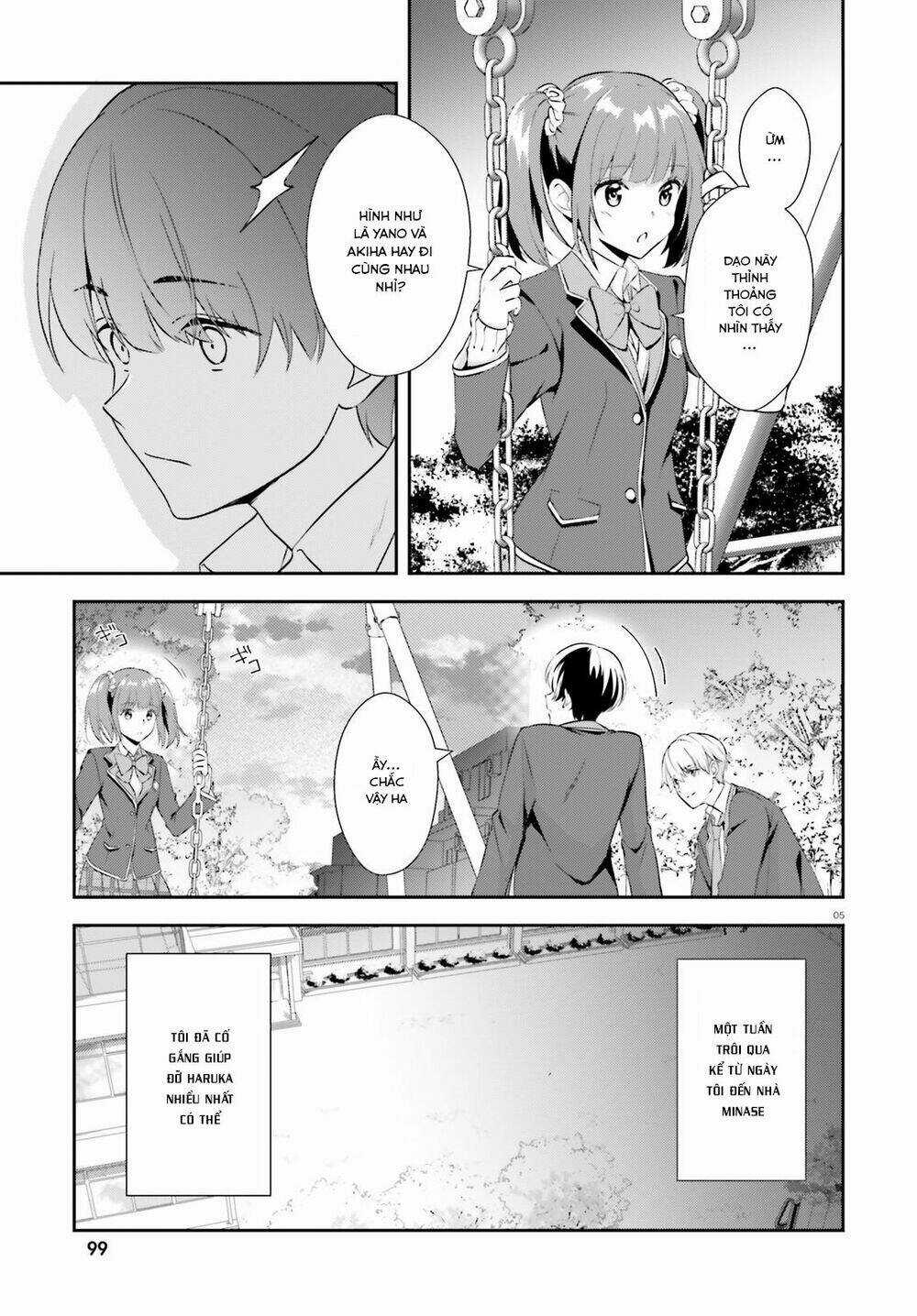 Sankaku No Kyori Wa Kagirinai Zero Chapter 8 trang 5