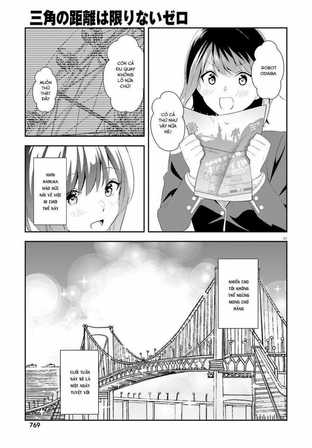 Sankaku No Kyori Wa Kagirinai Zero Chapter 9 trang 20