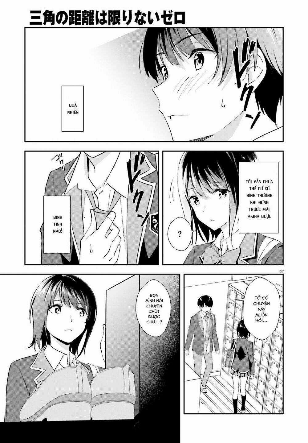 Sankaku No Kyori Wa Kagirinai Zero Chapter 9 trang 7