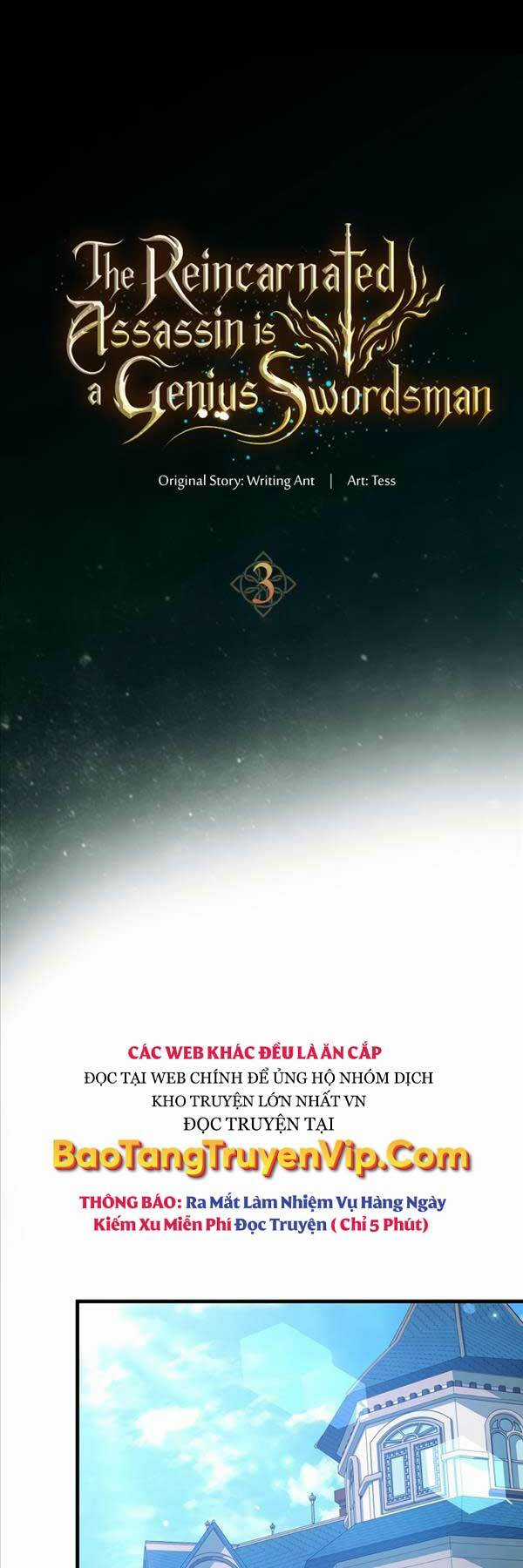 Sát Thủ Tái Sinh Thành Một Kiếm Sĩ Thiên Tài Chapter 3 trang 13