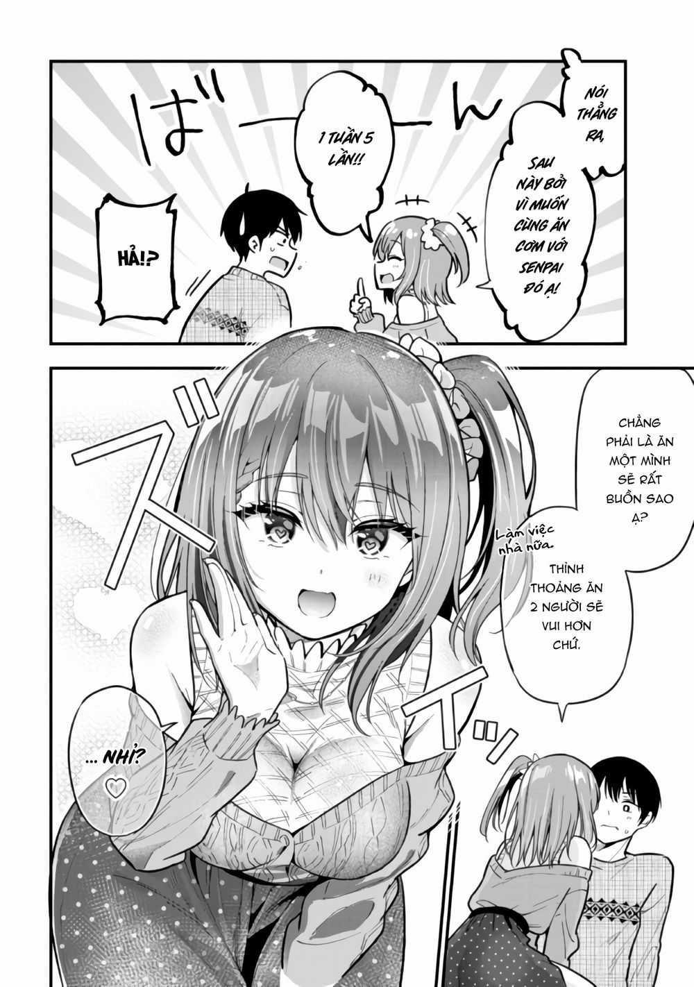 Sau Khi Bị Bạn Gái Lừa, Một Tiểu Quỷ Khoá Dưới Cứ Bám Theo Tôi. Chapter 5: Senpai xin lỗi em đi! trang 15