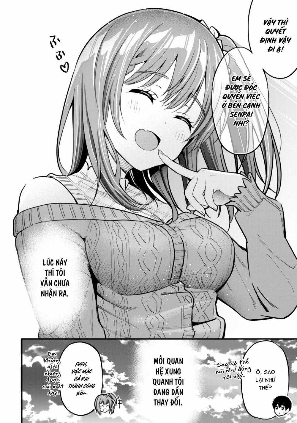 Sau Khi Bị Bạn Gái Lừa, Một Tiểu Quỷ Khoá Dưới Cứ Bám Theo Tôi. Chapter 5: Senpai xin lỗi em đi! trang 17