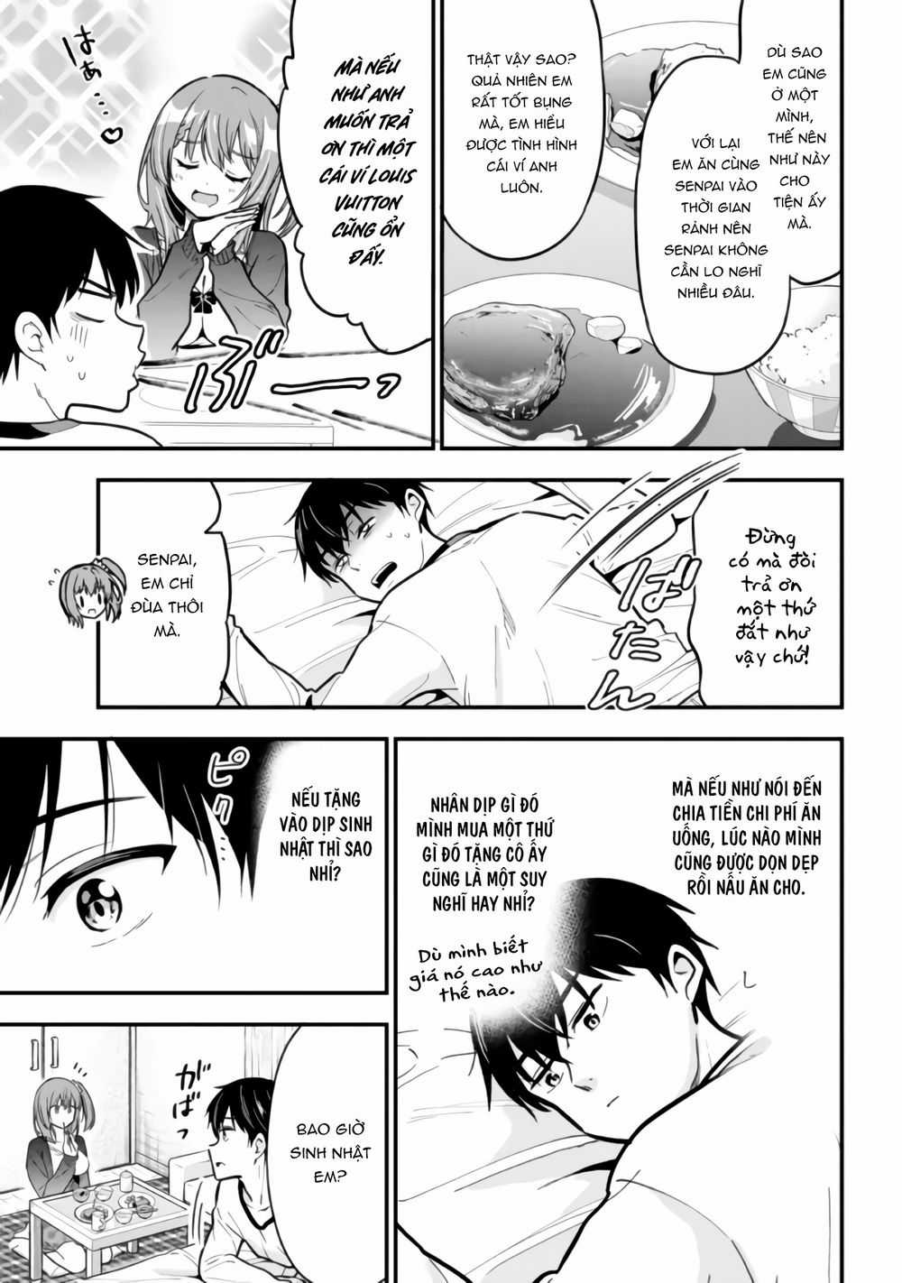 Sau Khi Bị Bạn Gái Lừa, Một Tiểu Quỷ Khoá Dưới Cứ Bám Theo Tôi. Chapter 6: Quà sinh nhật trang 6