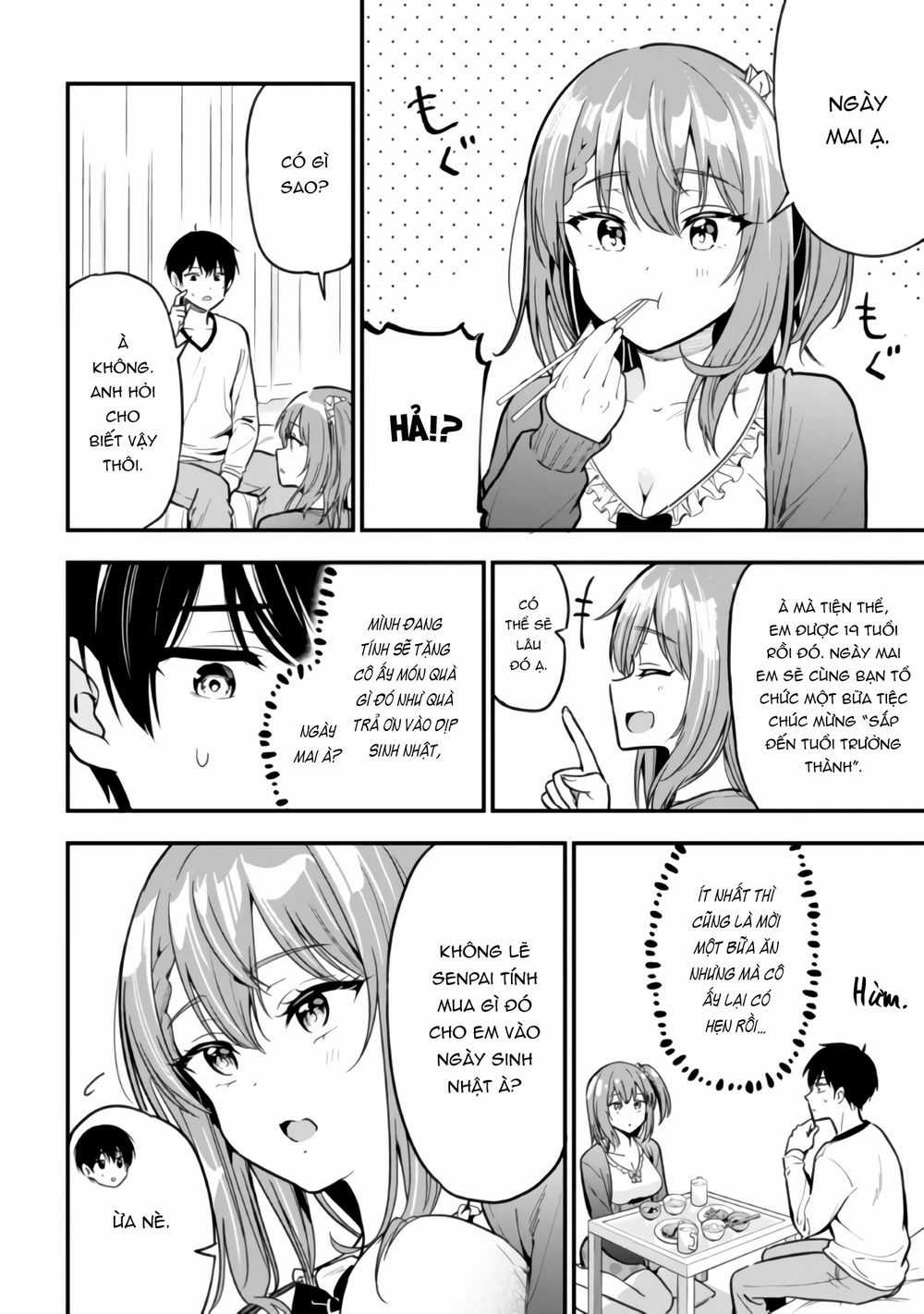 Sau Khi Bị Bạn Gái Lừa, Một Tiểu Quỷ Khoá Dưới Cứ Bám Theo Tôi. Chapter 6: Quà sinh nhật trang 7