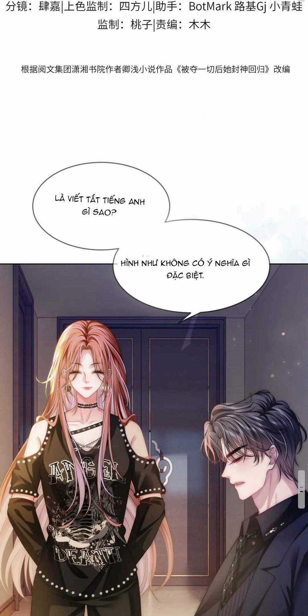 Sau Khi Bị Cướp Đi Tất Cả, Cô Ấy Phong Thần Trở Về Chapter 32 trang 4