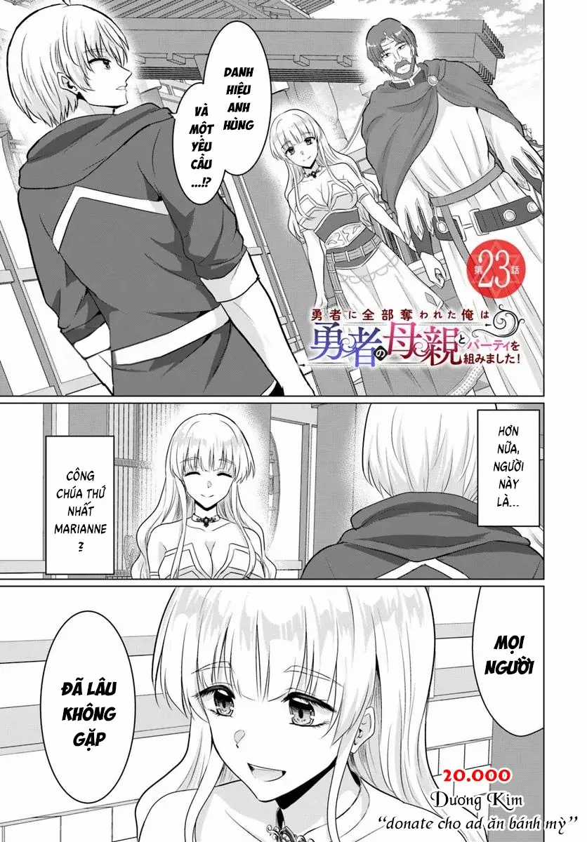 Sau Khi Bị Dũng Sĩ Cướp Đi Mọi Thứ, Tôi Đã Lập Tổ Đội Cùng Với Mẹ Của Dũng Sĩ! Chapter 23 trang 3