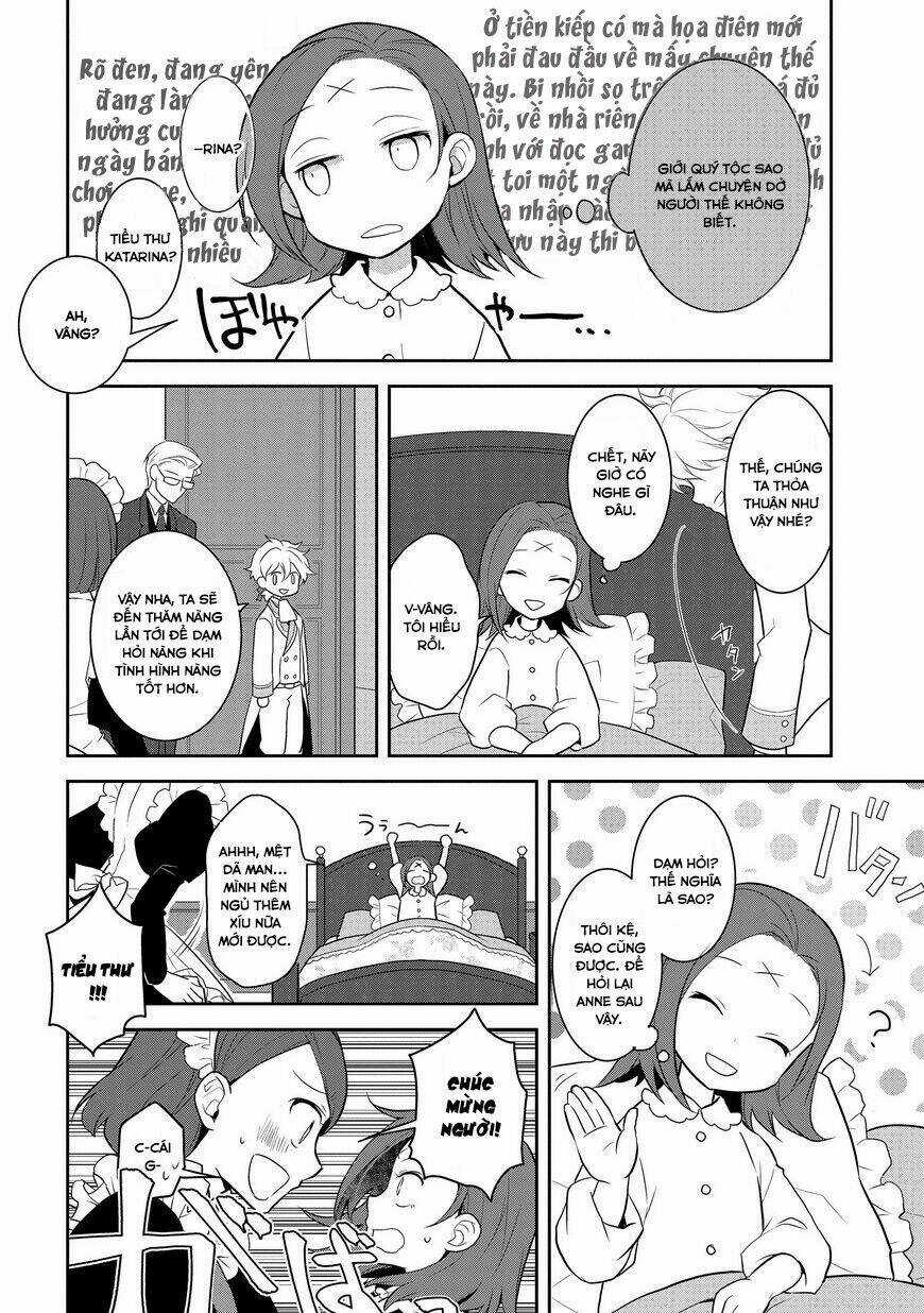 Sau Khi Được Tái Sinh, Tôi Bị Kéo Vào Game Otome Với Vai Trò Nữ Ác Nhân Và Bị Gắn Toàn Flag Đen... Chapter 1 trang 12