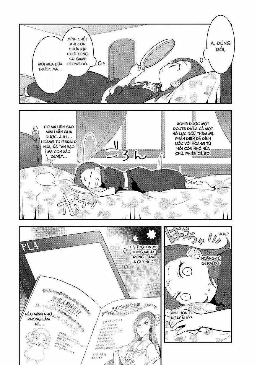 Sau Khi Được Tái Sinh, Tôi Bị Kéo Vào Game Otome Với Vai Trò Nữ Ác Nhân Và Bị Gắn Toàn Flag Đen... Chapter 1 trang 16