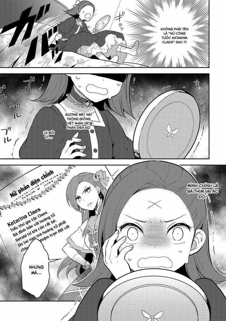 Sau Khi Được Tái Sinh, Tôi Bị Kéo Vào Game Otome Với Vai Trò Nữ Ác Nhân Và Bị Gắn Toàn Flag Đen... Chapter 1 trang 17