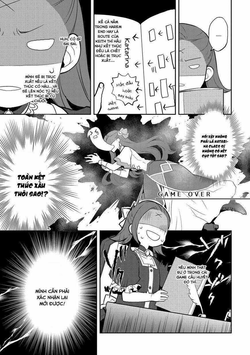 Sau Khi Được Tái Sinh, Tôi Bị Kéo Vào Game Otome Với Vai Trò Nữ Ác Nhân Và Bị Gắn Toàn Flag Đen... Chapter 1 trang 23