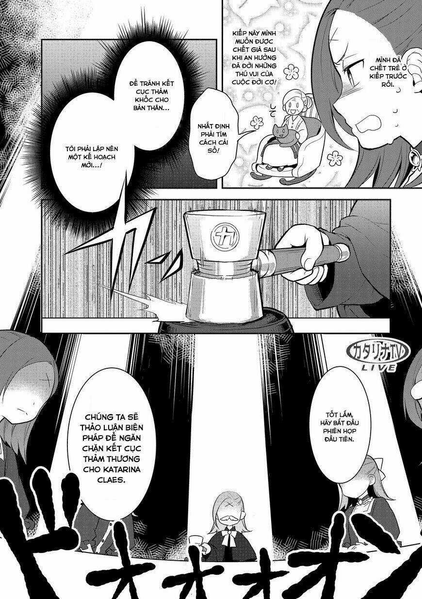 Sau Khi Được Tái Sinh, Tôi Bị Kéo Vào Game Otome Với Vai Trò Nữ Ác Nhân Và Bị Gắn Toàn Flag Đen... Chapter 1 trang 25