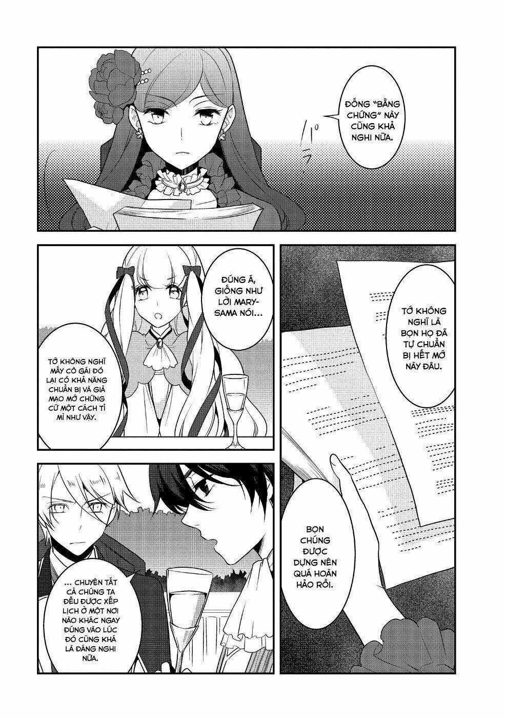 Sau Khi Được Tái Sinh, Tôi Bị Kéo Vào Game Otome Với Vai Trò Nữ Ác Nhân Và Bị Gắn Toàn Flag Đen... Chapter 14 trang 18