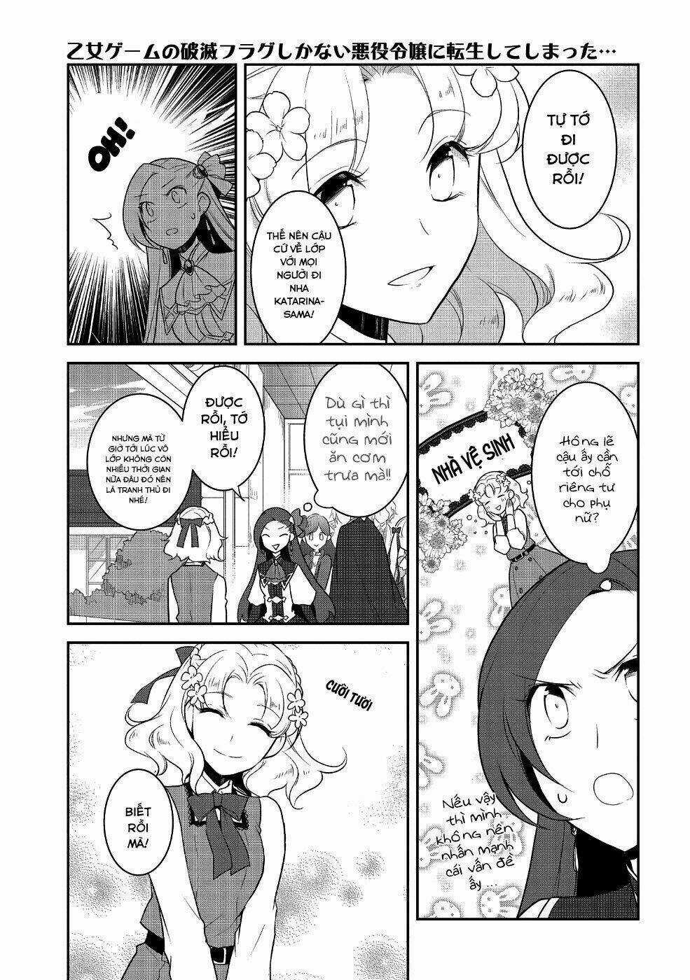 Sau Khi Được Tái Sinh, Tôi Bị Kéo Vào Game Otome Với Vai Trò Nữ Ác Nhân Và Bị Gắn Toàn Flag Đen... Chapter 14 trang 23
