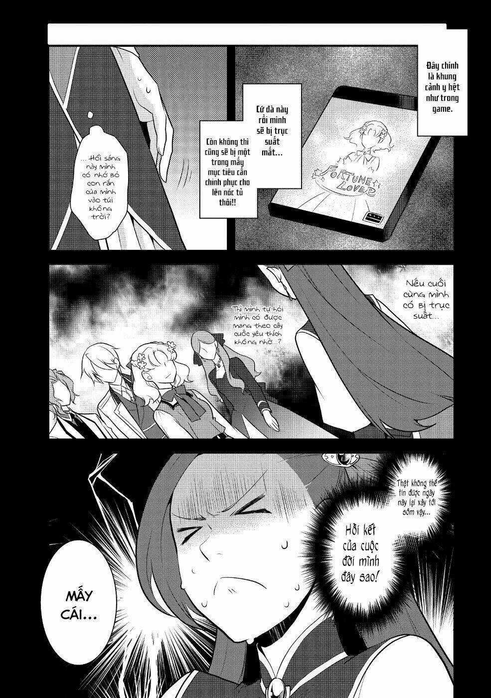 Sau Khi Được Tái Sinh, Tôi Bị Kéo Vào Game Otome Với Vai Trò Nữ Ác Nhân Và Bị Gắn Toàn Flag Đen... Chapter 14 trang 3