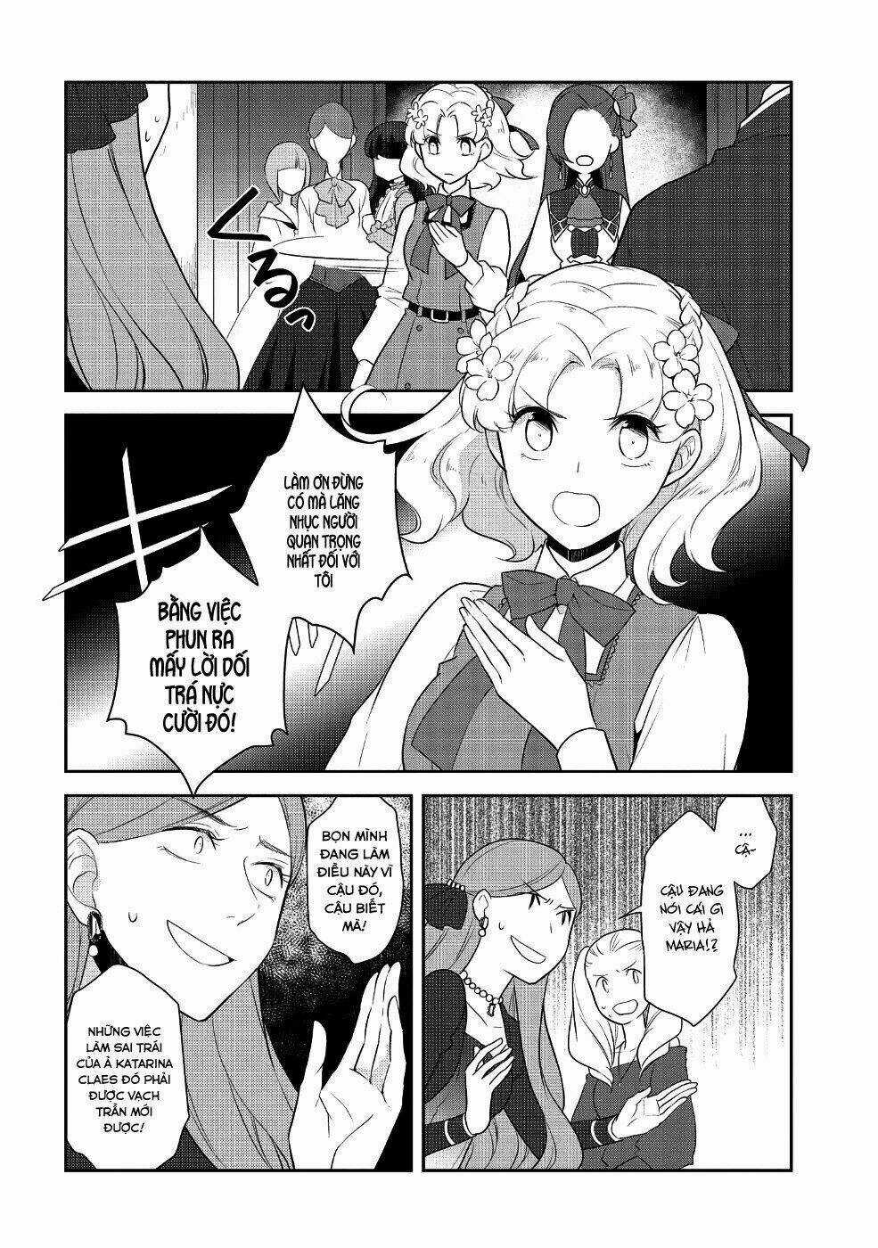 Sau Khi Được Tái Sinh, Tôi Bị Kéo Vào Game Otome Với Vai Trò Nữ Ác Nhân Và Bị Gắn Toàn Flag Đen... Chapter 14 trang 6