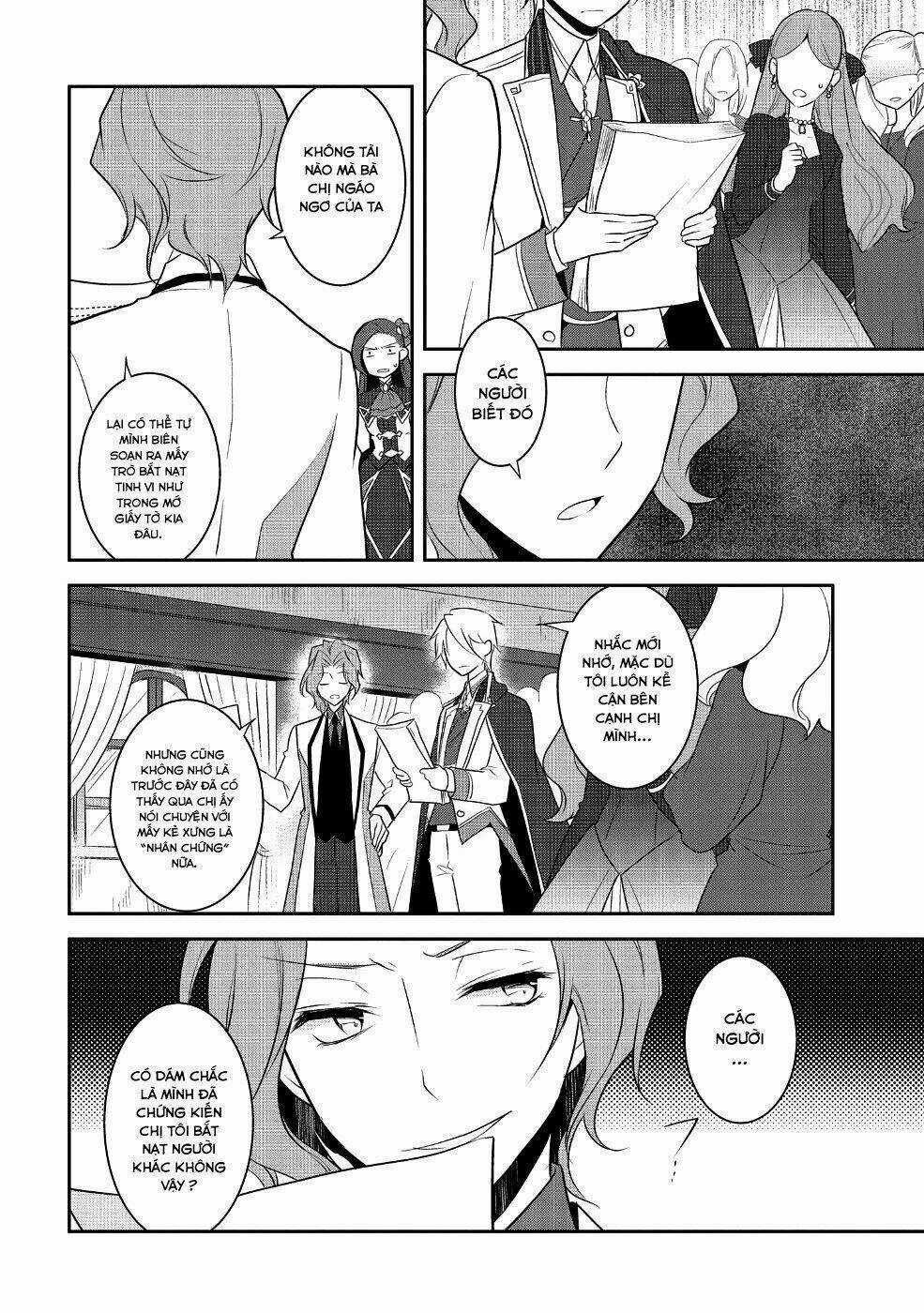 Sau Khi Được Tái Sinh, Tôi Bị Kéo Vào Game Otome Với Vai Trò Nữ Ác Nhân Và Bị Gắn Toàn Flag Đen... Chapter 14 trang 8