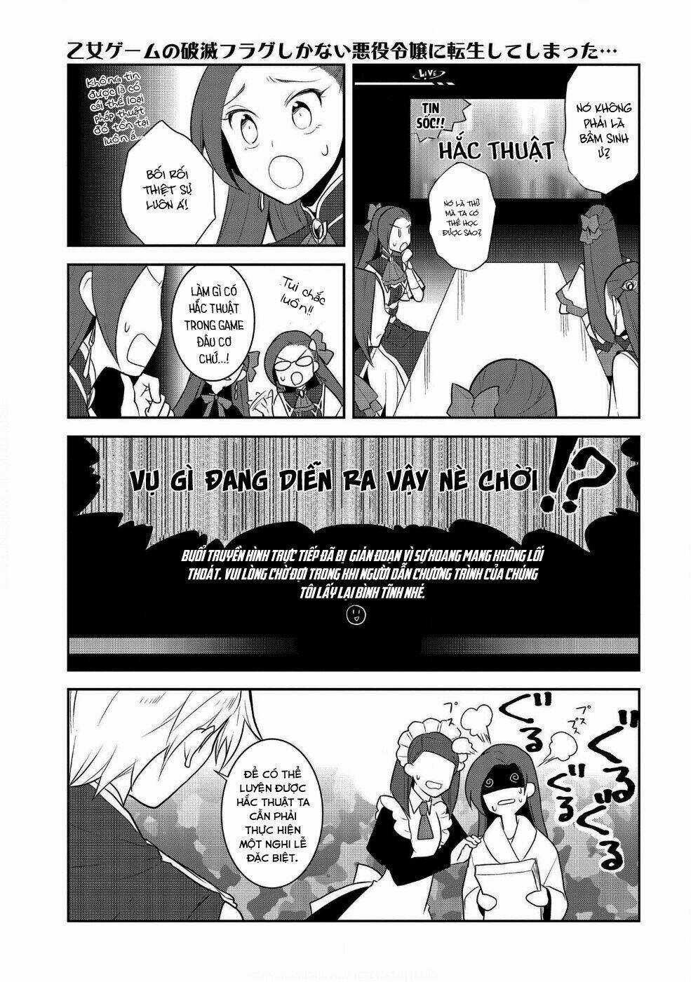 Sau Khi Được Tái Sinh, Tôi Bị Kéo Vào Game Otome Với Vai Trò Nữ Ác Nhân Và Bị Gắn Toàn Flag Đen... Chapter 15 trang 29