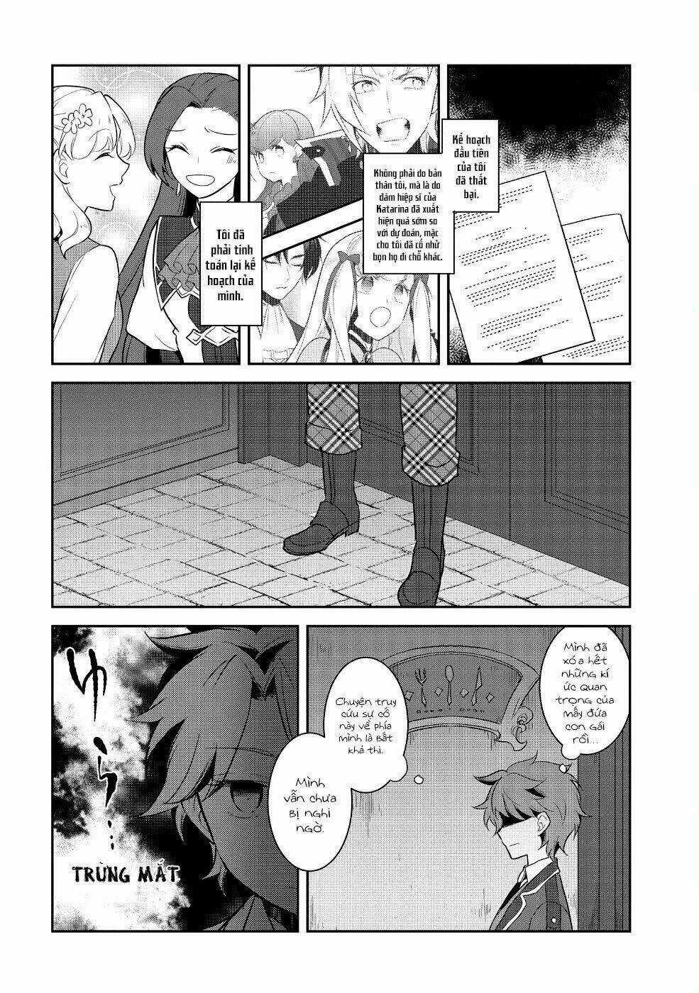 Sau Khi Được Tái Sinh, Tôi Bị Kéo Vào Game Otome Với Vai Trò Nữ Ác Nhân Và Bị Gắn Toàn Flag Đen... Chapter 17 trang 18