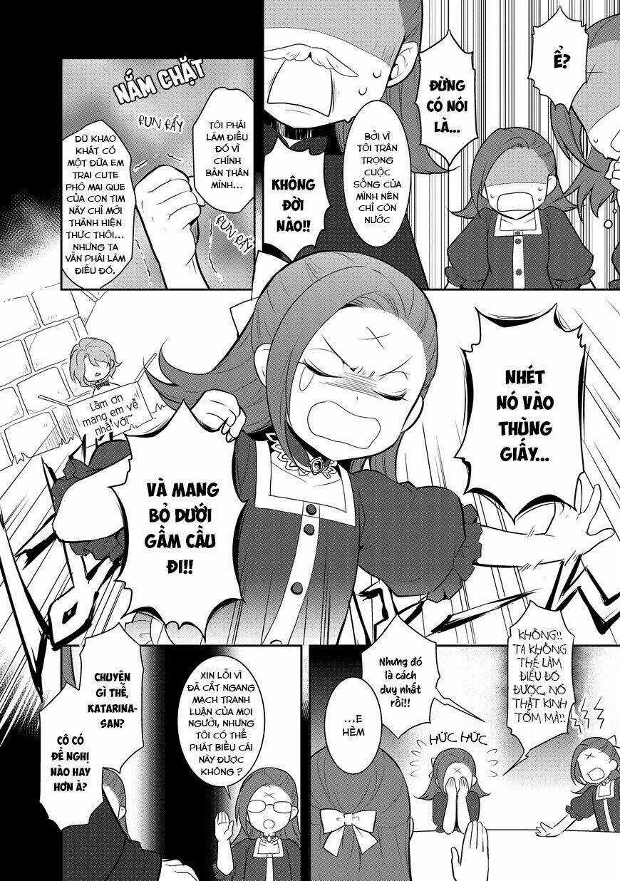 Sau Khi Được Tái Sinh, Tôi Bị Kéo Vào Game Otome Với Vai Trò Nữ Ác Nhân Và Bị Gắn Toàn Flag Đen... Chapter 2 trang 12