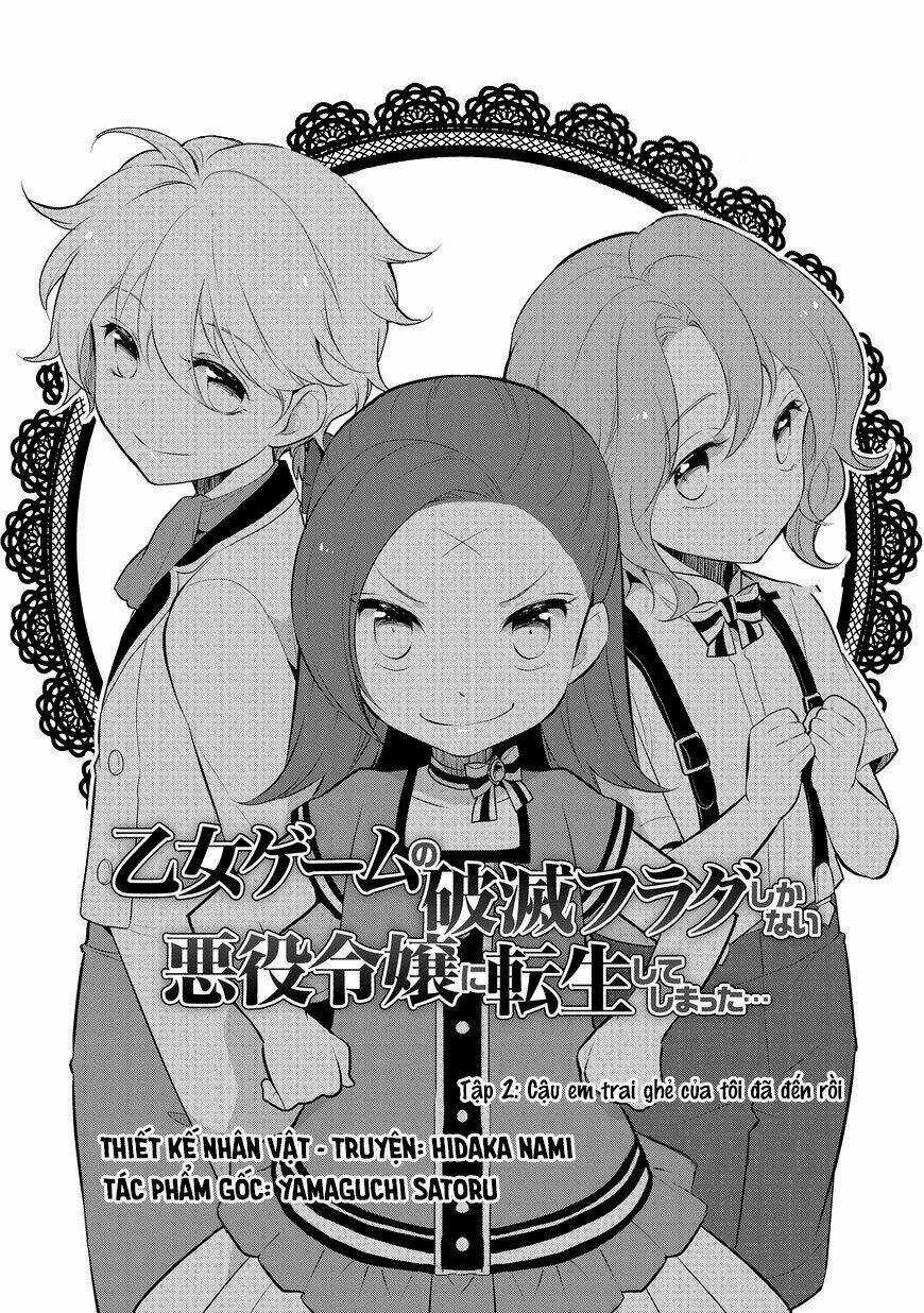Sau Khi Được Tái Sinh, Tôi Bị Kéo Vào Game Otome Với Vai Trò Nữ Ác Nhân Và Bị Gắn Toàn Flag Đen... Chapter 2 trang 5