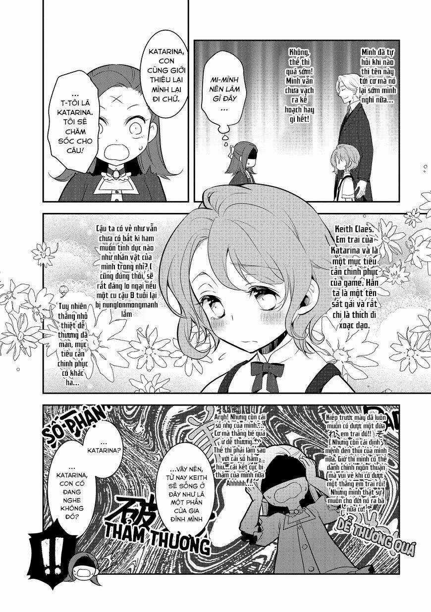 Sau Khi Được Tái Sinh, Tôi Bị Kéo Vào Game Otome Với Vai Trò Nữ Ác Nhân Và Bị Gắn Toàn Flag Đen... Chapter 2 trang 6