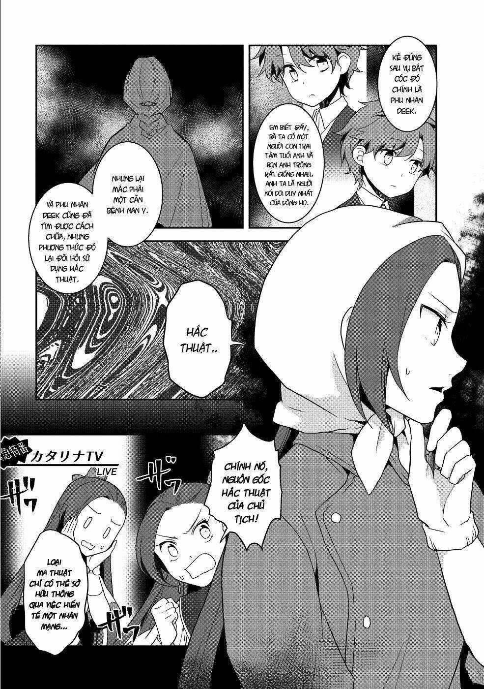 Sau Khi Được Tái Sinh, Tôi Bị Kéo Vào Game Otome Với Vai Trò Nữ Ác Nhân Và Bị Gắn Toàn Flag Đen... Chapter 21 trang 8