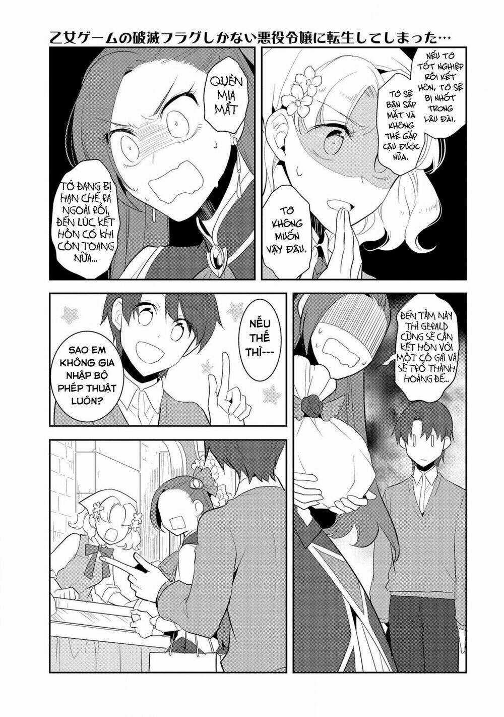Sau Khi Được Tái Sinh, Tôi Bị Kéo Vào Game Otome Với Vai Trò Nữ Ác Nhân Và Bị Gắn Toàn Flag Đen... Chapter 25 trang 11