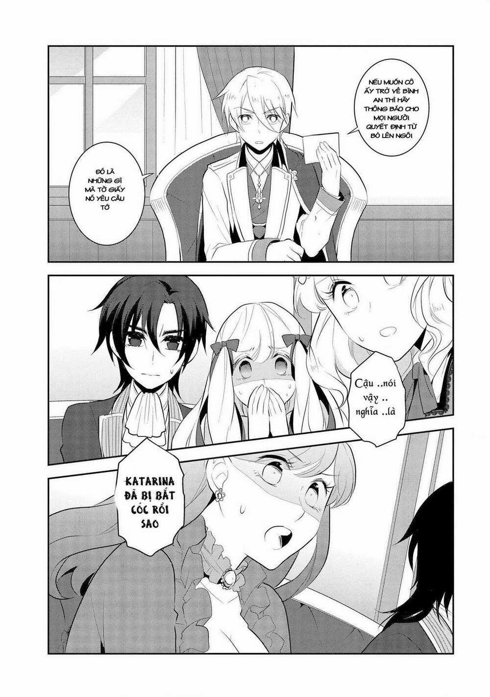 Sau Khi Được Tái Sinh, Tôi Bị Kéo Vào Game Otome Với Vai Trò Nữ Ác Nhân Và Bị Gắn Toàn Flag Đen... Chapter 28 trang 3