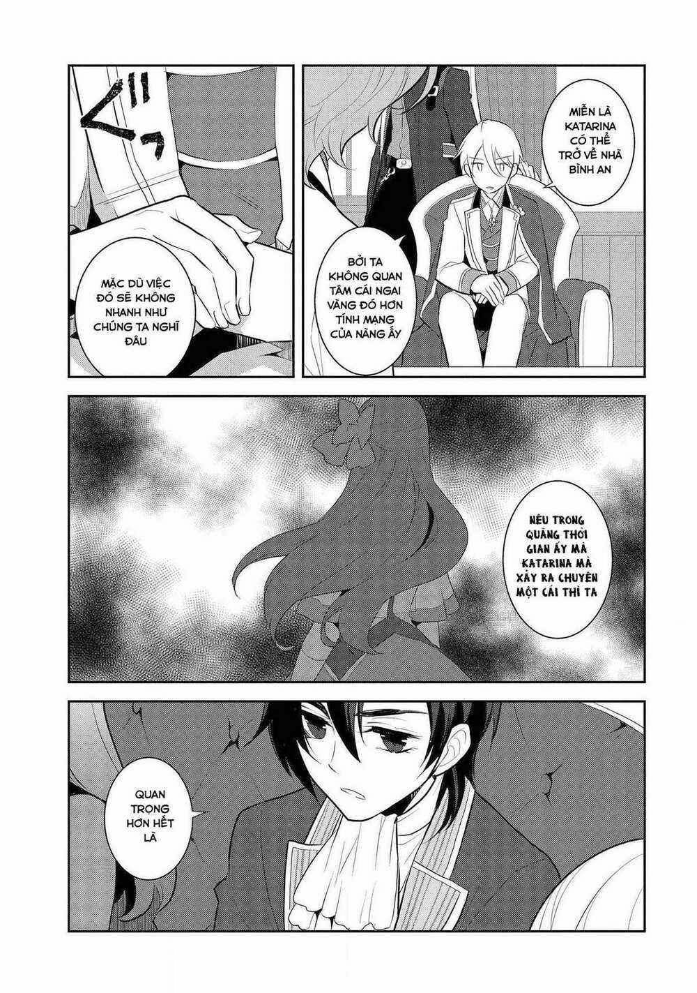 Sau Khi Được Tái Sinh, Tôi Bị Kéo Vào Game Otome Với Vai Trò Nữ Ác Nhân Và Bị Gắn Toàn Flag Đen... Chapter 28 trang 5