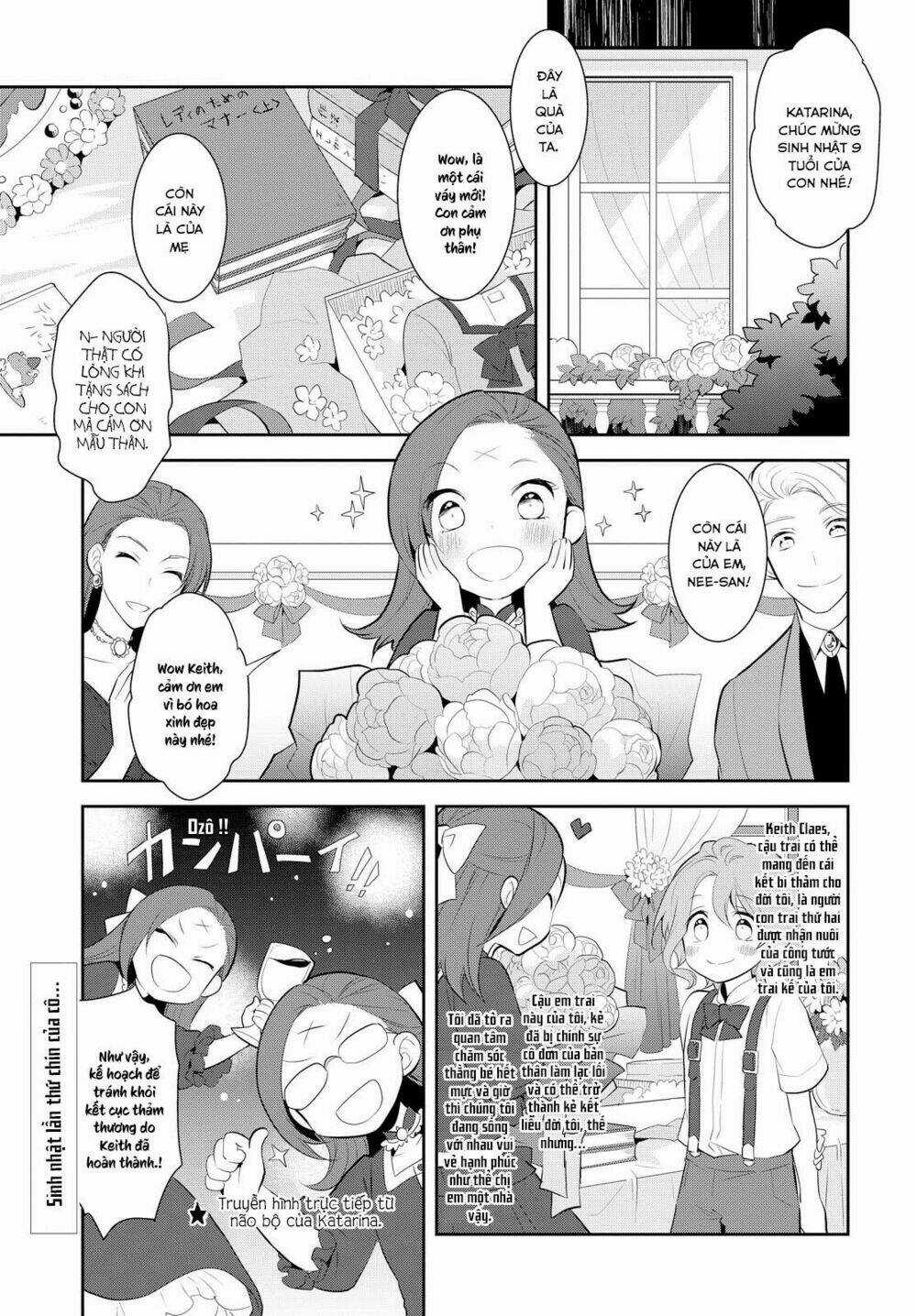 Sau Khi Được Tái Sinh, Tôi Bị Kéo Vào Game Otome Với Vai Trò Nữ Ác Nhân Và Bị Gắn Toàn Flag Đen... Chapter 3 trang 3