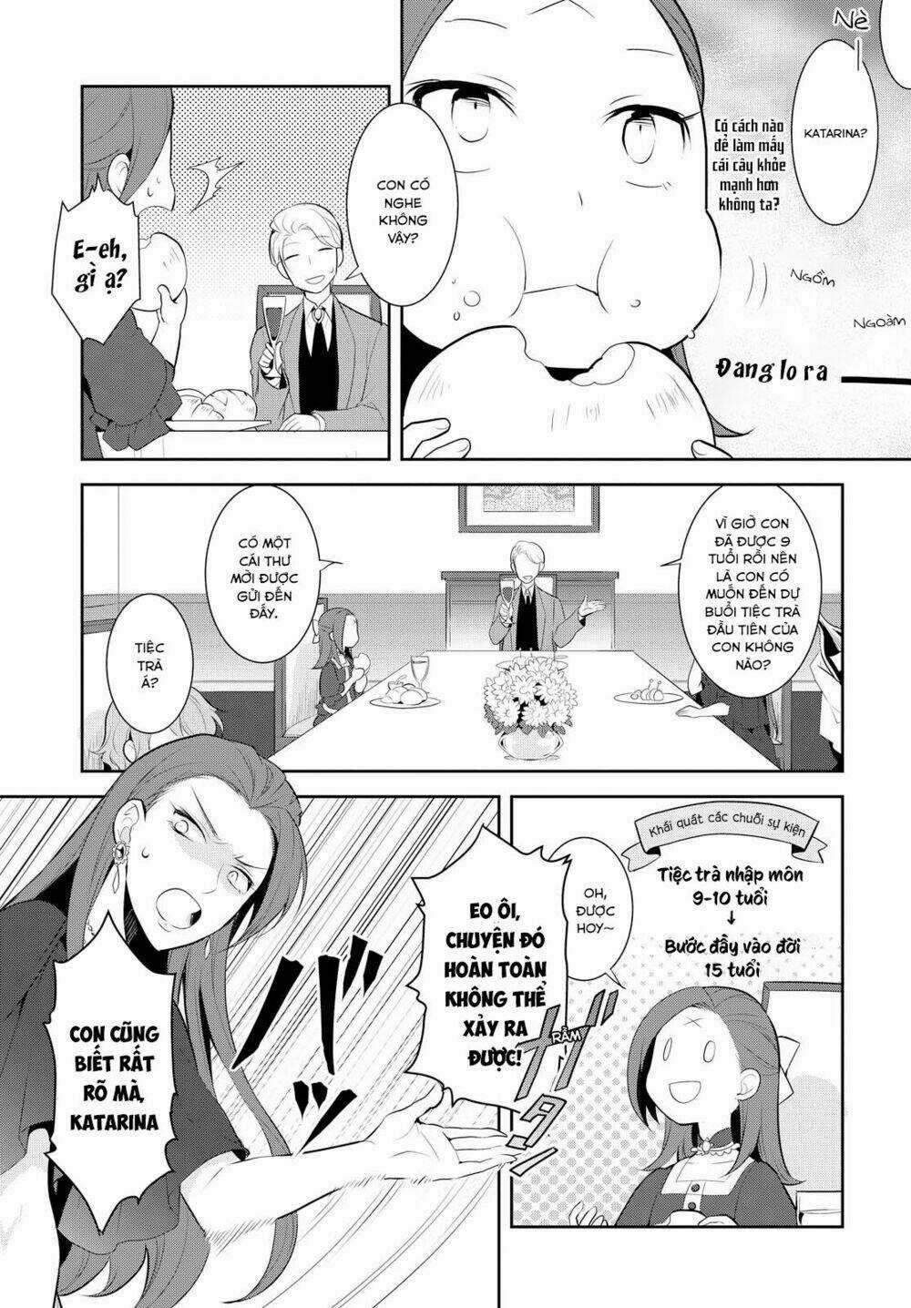 Sau Khi Được Tái Sinh, Tôi Bị Kéo Vào Game Otome Với Vai Trò Nữ Ác Nhân Và Bị Gắn Toàn Flag Đen... Chapter 3 trang 7