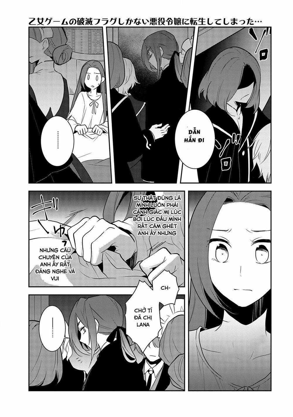 Sau Khi Được Tái Sinh, Tôi Bị Kéo Vào Game Otome Với Vai Trò Nữ Ác Nhân Và Bị Gắn Toàn Flag Đen... Chapter 34.1 trang 8