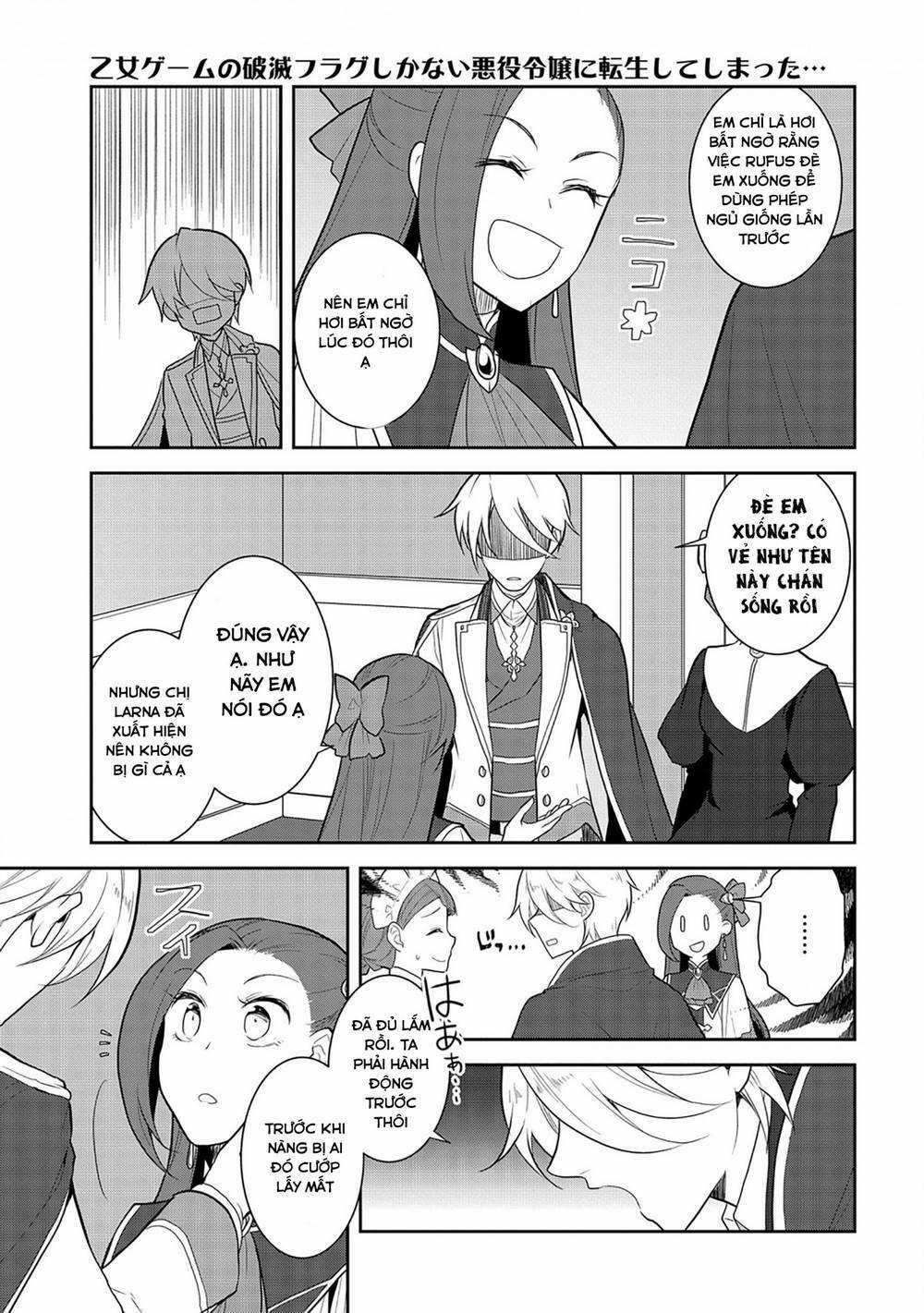 Sau Khi Được Tái Sinh, Tôi Bị Kéo Vào Game Otome Với Vai Trò Nữ Ác Nhân Và Bị Gắn Toàn Flag Đen... Chapter 34.2 trang 10
