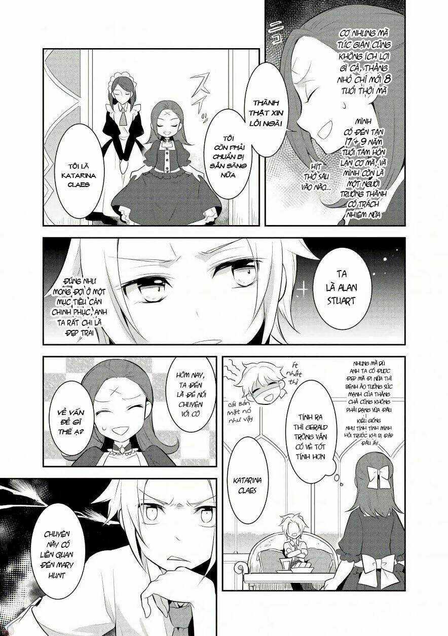 Sau Khi Được Tái Sinh, Tôi Bị Kéo Vào Game Otome Với Vai Trò Nữ Ác Nhân Và Bị Gắn Toàn Flag Đen... Chapter 4 trang 11