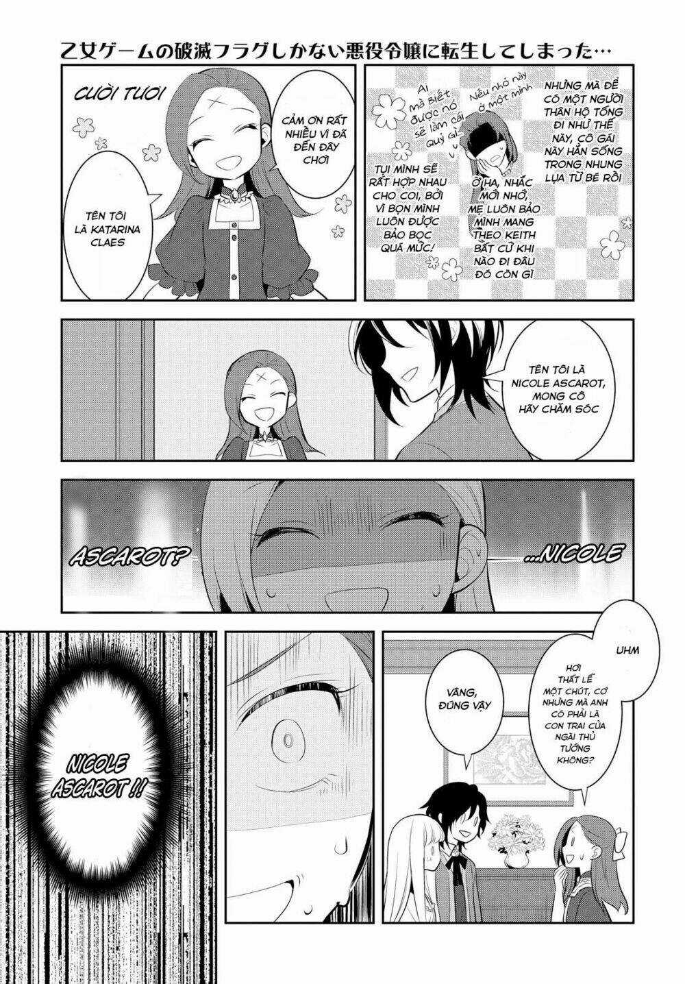 Sau Khi Được Tái Sinh, Tôi Bị Kéo Vào Game Otome Với Vai Trò Nữ Ác Nhân Và Bị Gắn Toàn Flag Đen... Chapter 5 trang 19