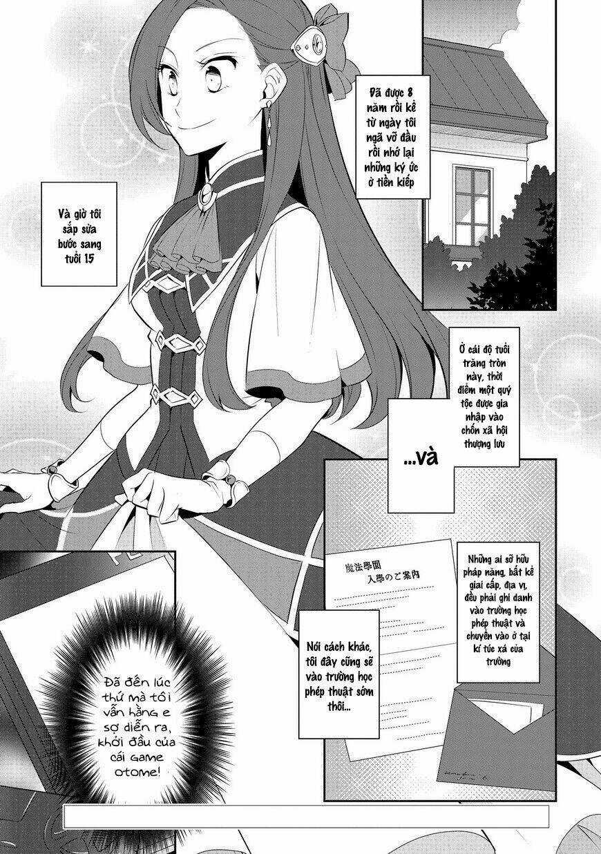 Sau Khi Được Tái Sinh, Tôi Bị Kéo Vào Game Otome Với Vai Trò Nữ Ác Nhân Và Bị Gắn Toàn Flag Đen... Chapter 7 trang 3