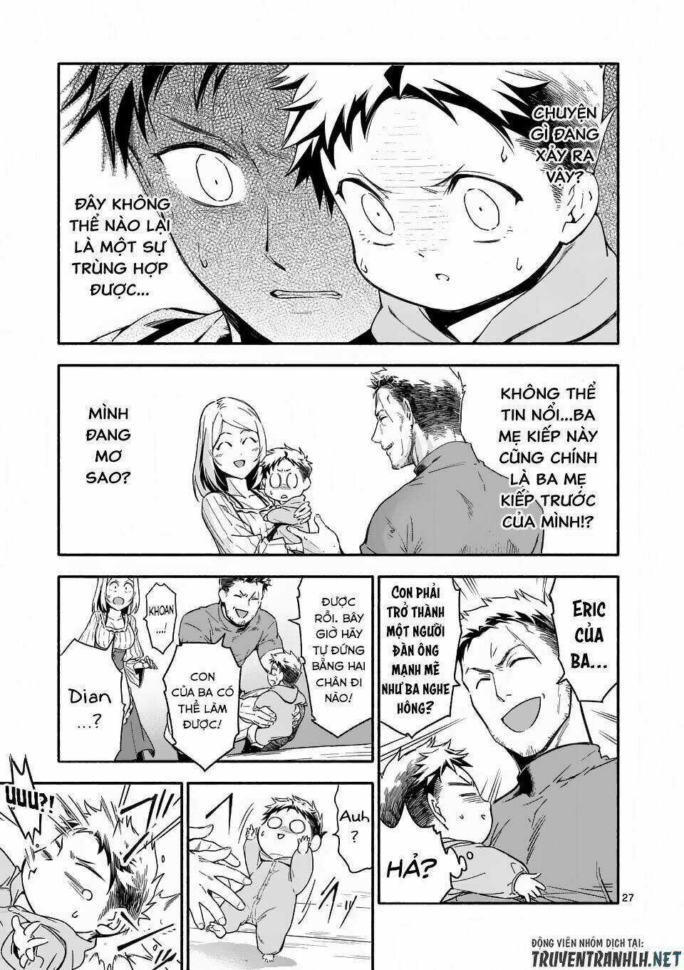 Sau Khi Tái Sinh, Tôi Đã Trở Thành Người Mạnh Nhất Để Cứu Tất Cả Mọi Người Chapter 1 trang 27